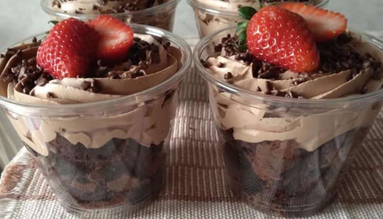mousse de chocolate fácil