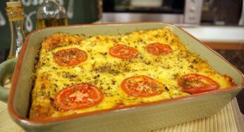 Receita de lanche de Pão de forma tipo Bauru no forno