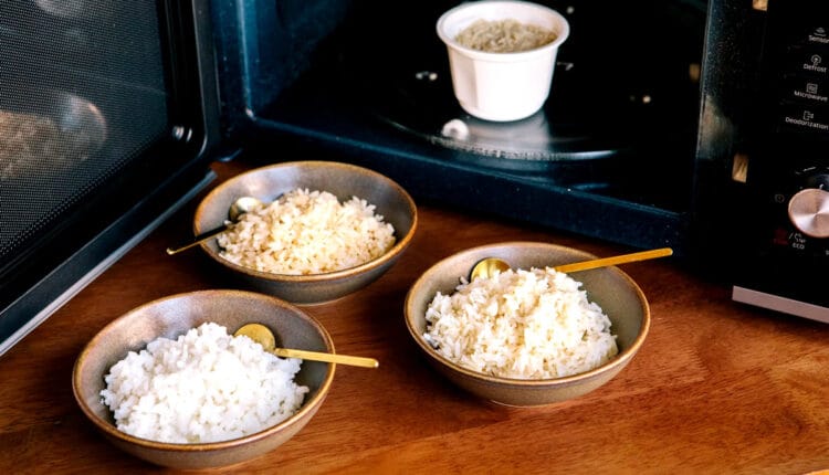 arroz no microondas
