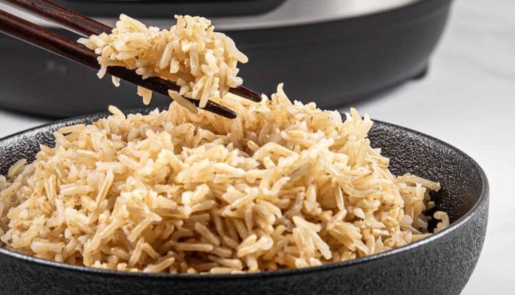 arroz na panela de pressão